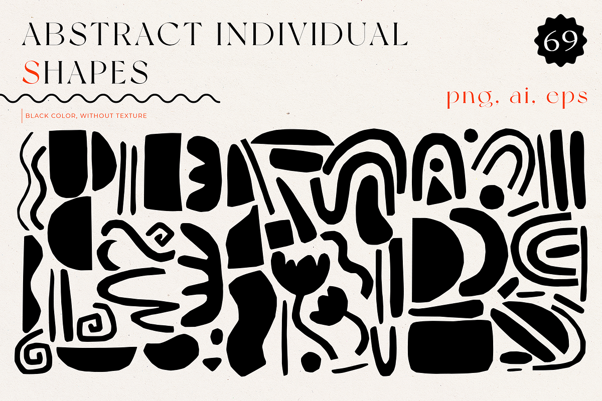 Abstract collection - Modern shapes, a Background Graphic by Pamyatka Shop (Photo 10 of 13)