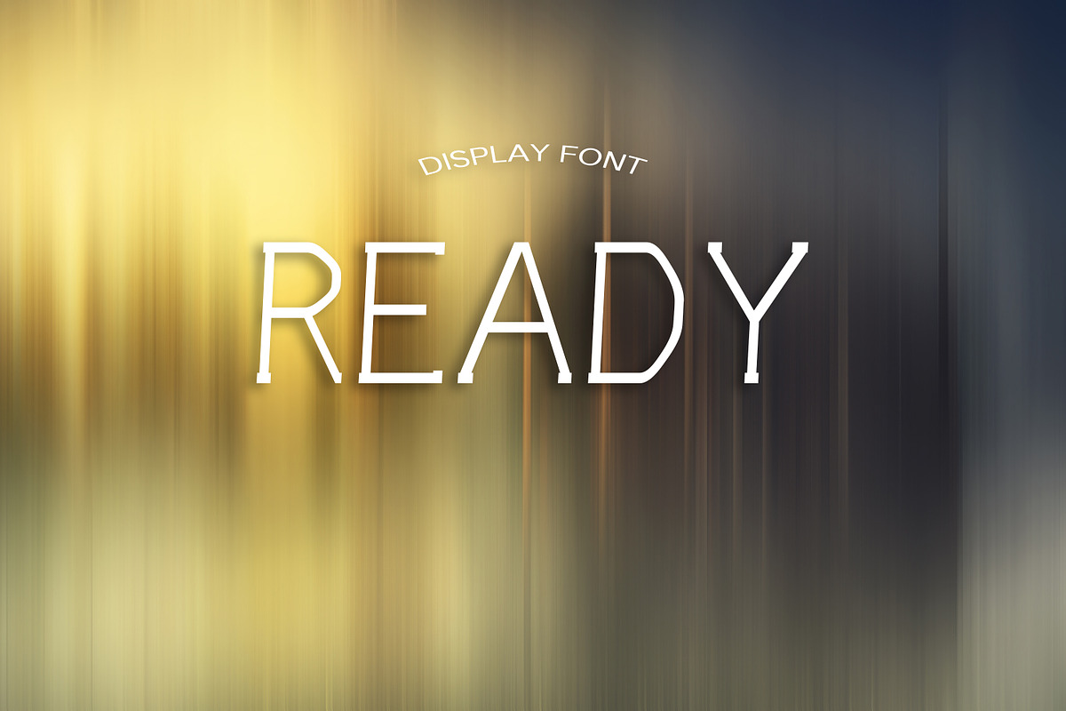 READY font