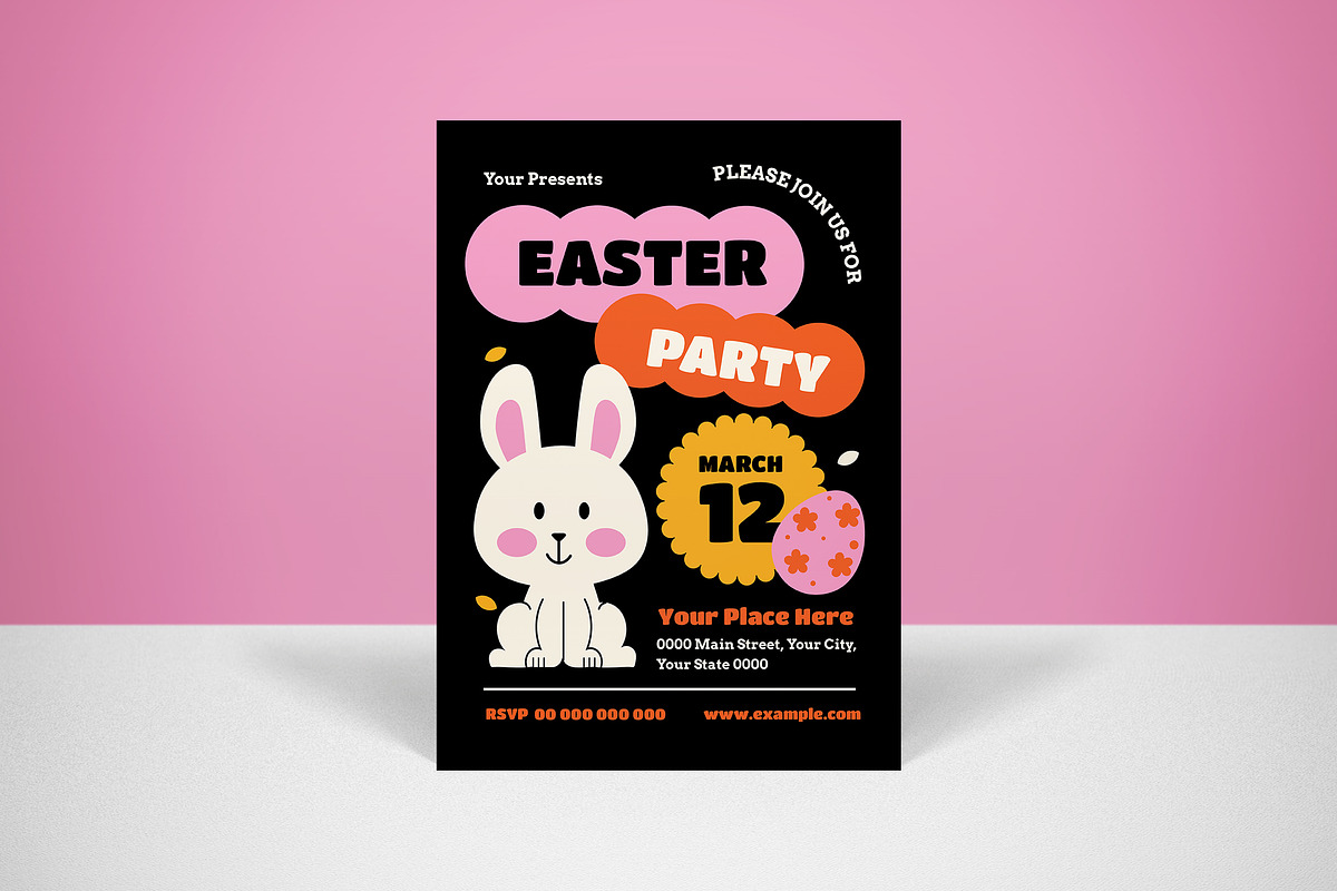 Easter Invitation, an Invitation Template by graphicook (Photo 1 of 3)