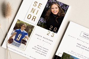 7x5 Senior Mini Session Template