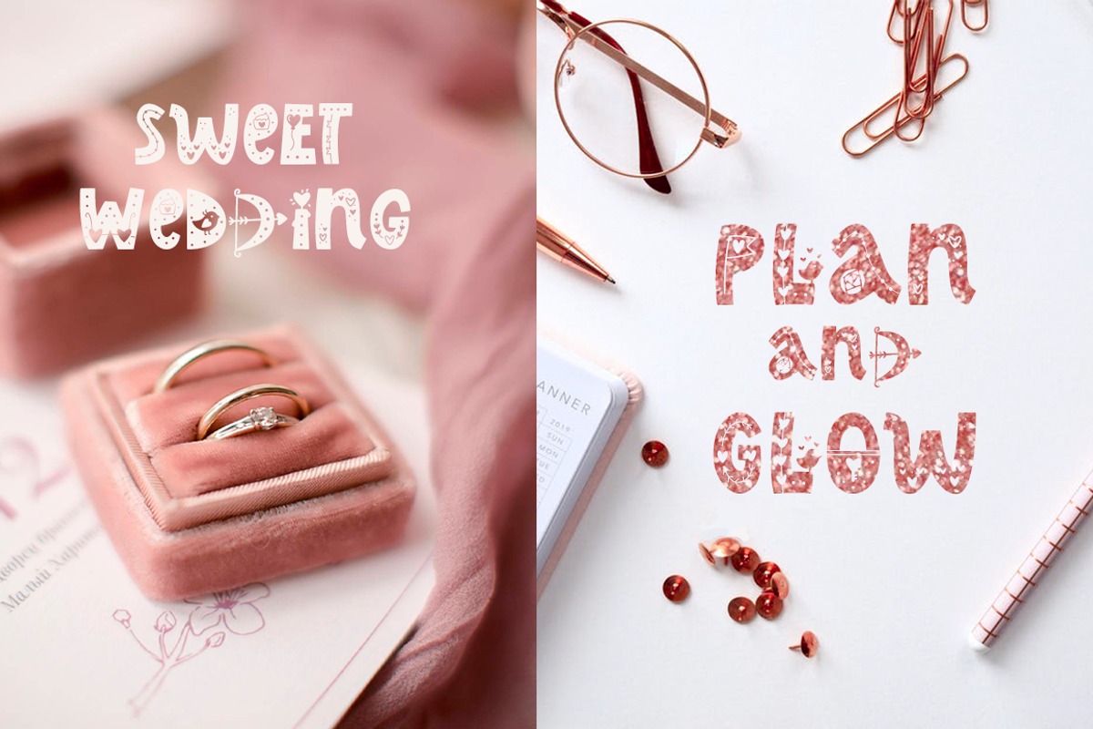 I’m In Love Font • Valentine's Font, a Font by moolesya (Photo 9 of 12)