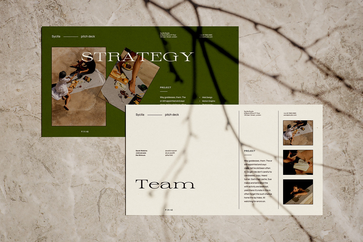 SYCILLA - Powerpoint Pitch Deck, a Presentation Template by Elokka Std. (Photo 7 of 14)