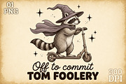 Funny Raccoon PNG Sublimation Bundle, an Object Illustration by Sublimation Artist (Thumbnail 9 of 23)