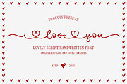 I Love You, a Handwritten Font by Mozatype (Thumbnail 1 of 10)