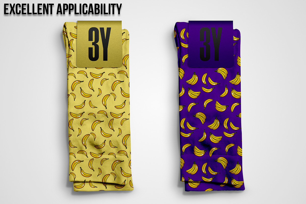 Bananas Seamless Patterns, a Pattern Graphic by 3Y_Design (Photo 4 of 6)