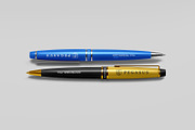 Ballpoint Pen Mockup - 8 views, a Pens & Pencil Mockup by Illusiongraphic (Thumbnail 4 of 26)