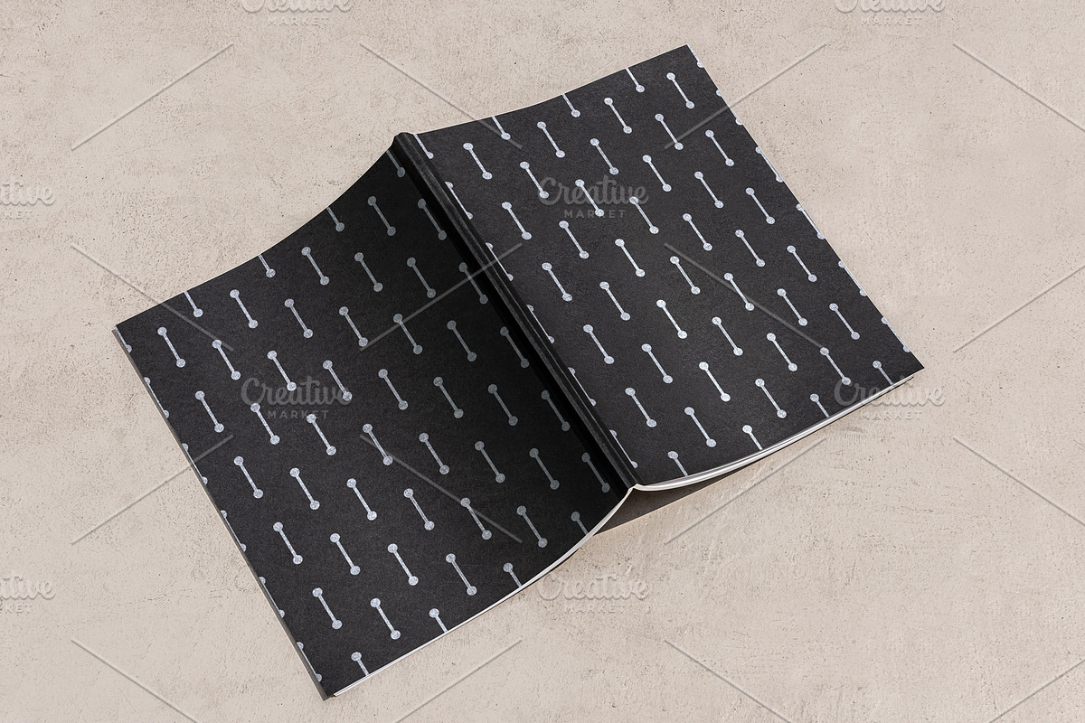 Minimalistc dark seamless patterns, a Pattern Graphic by ExpressShop (Photo 8 of 10)