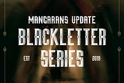 Mangarans | 6 Blackletter Series, a Blackletter Font by RT Studio (Thumbnail 9 of 12)