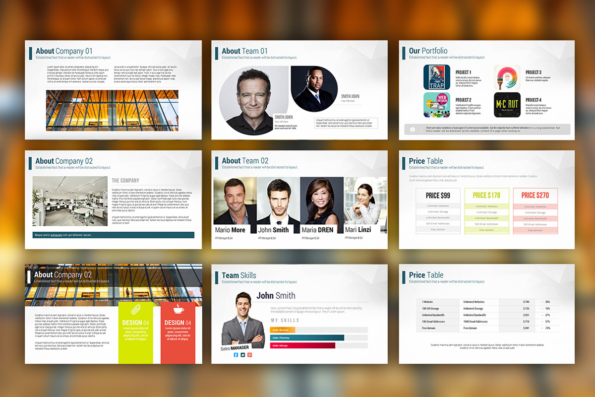 Clean Powerpoint Presentation, a Presentation Template by Radomir (Photo 2 of 4)