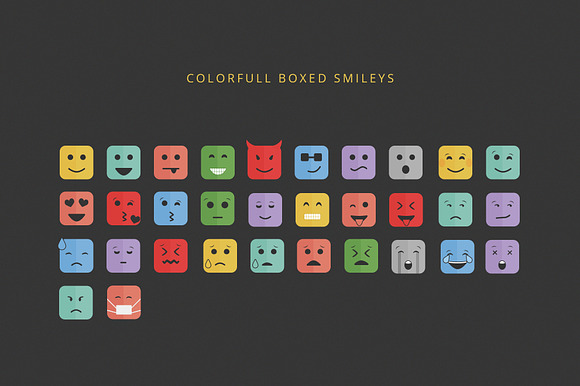 32 Smiley Emotions preview 2