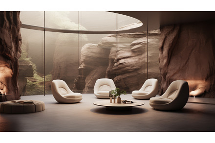 A minimalist office lounge photo, an Architecture Photo by Aimagenarium@gmail.com