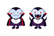 Cartoon Dracula Vampire Icon Set, an Emoji Icon by PsychocheArt (Thumbnail 5 of 5)