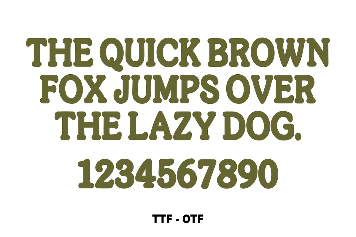 Cowboy Vintage –Classic Western Font, a Slab Serif Font by KiddoGlyphs Studio (Photo 4 of 4)