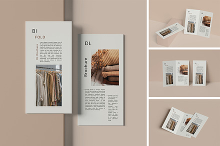 DL BiFold Brochure Mockup, an Advertising Mockup by Pikachudesign