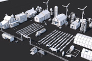 Low Poly Farm House and Animals Pack, an Architecture 3D Model by multimedia4ds (Thumbnail 2 of 14)