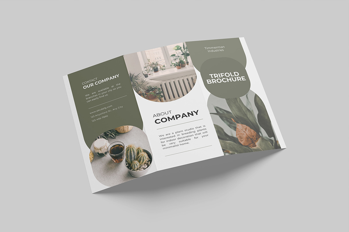 Trifold Brochure Mockup, a Mockup by DxSLEX (Photo 3 of 5)