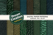 Green Leather Texture, a Texture Graphic by Dream Creation (Thumbnail 1 of 7)