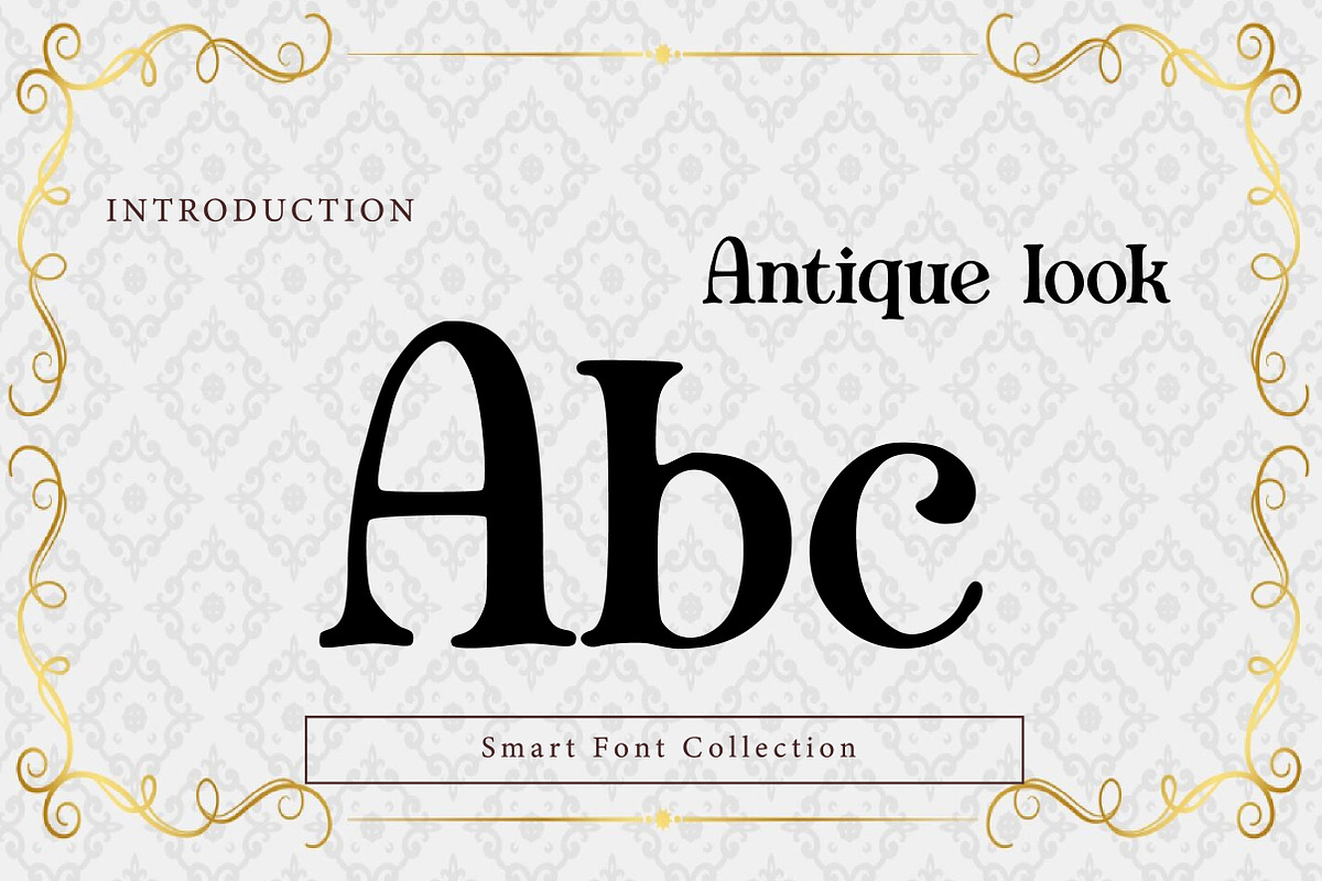 Antique look, a Serif Font by Wow Magic (Photo 2 of 3)
