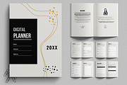 Minimalist Digital Planner Design, a Stationery Template by MightyDesign (Thumbnail 1 of 6)