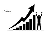 50 Business Growth Success Icons Bun, an Illustration by Designer_Momina (Thumbnail 36 of 51)