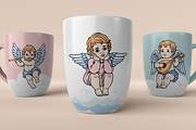 Baby Angel Illustration Set, an Illustration by Tekuni (Thumbnail 9 of 13)
