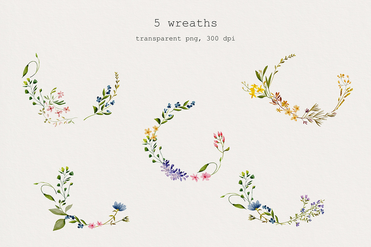-30% Off Watercolor Wildflowers, an Object Illustration by bloomscape (Photo 5 of 5)
