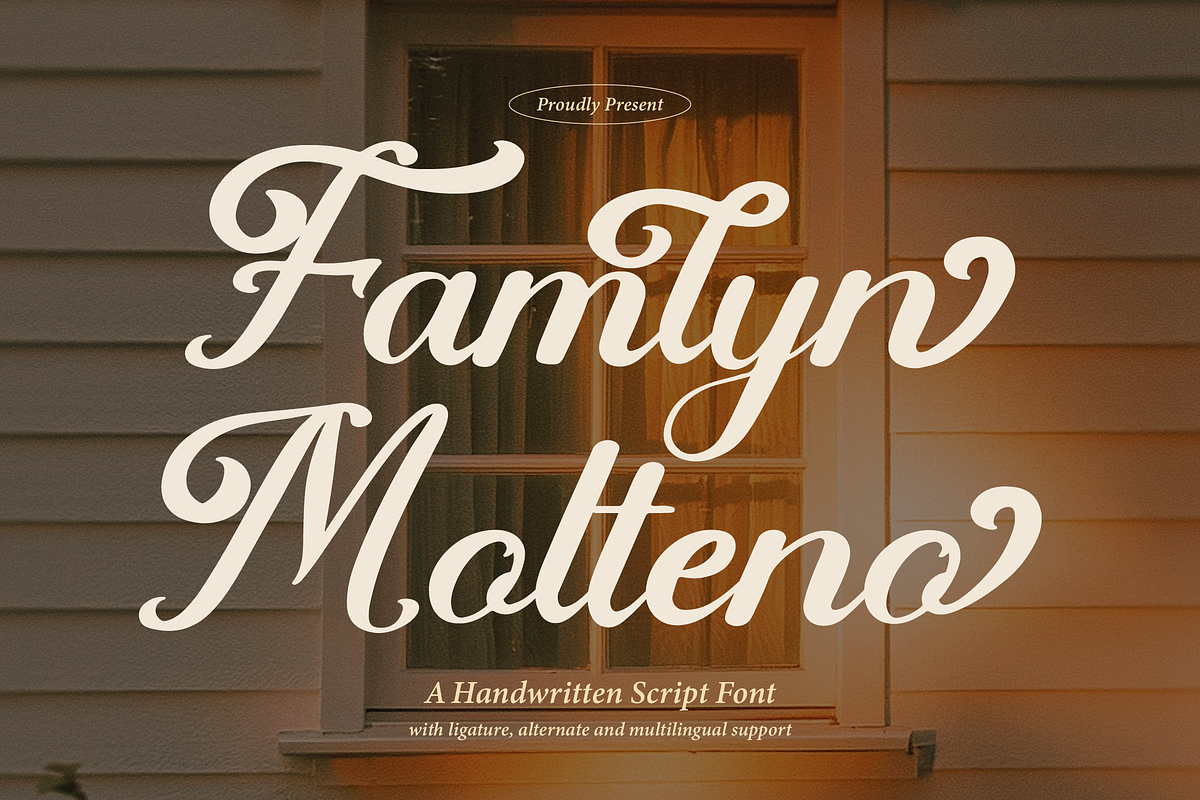 Famlyn Molteno | Handwritten Script, a Script Font by gracetype_studio (Photo 1 of 15)