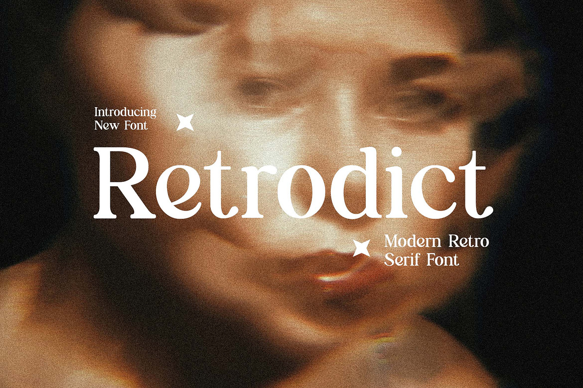 Retrodict Modern Serif Retro Font, a Serif Font by UICreative (Photo 1 of 13)