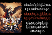 Lenmok - Blackletter Typeface, a Blackletter Font by madeDeduk (Thumbnail 9 of 10)