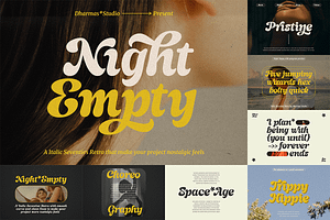 The Retro Font Bundle - 90% OFF