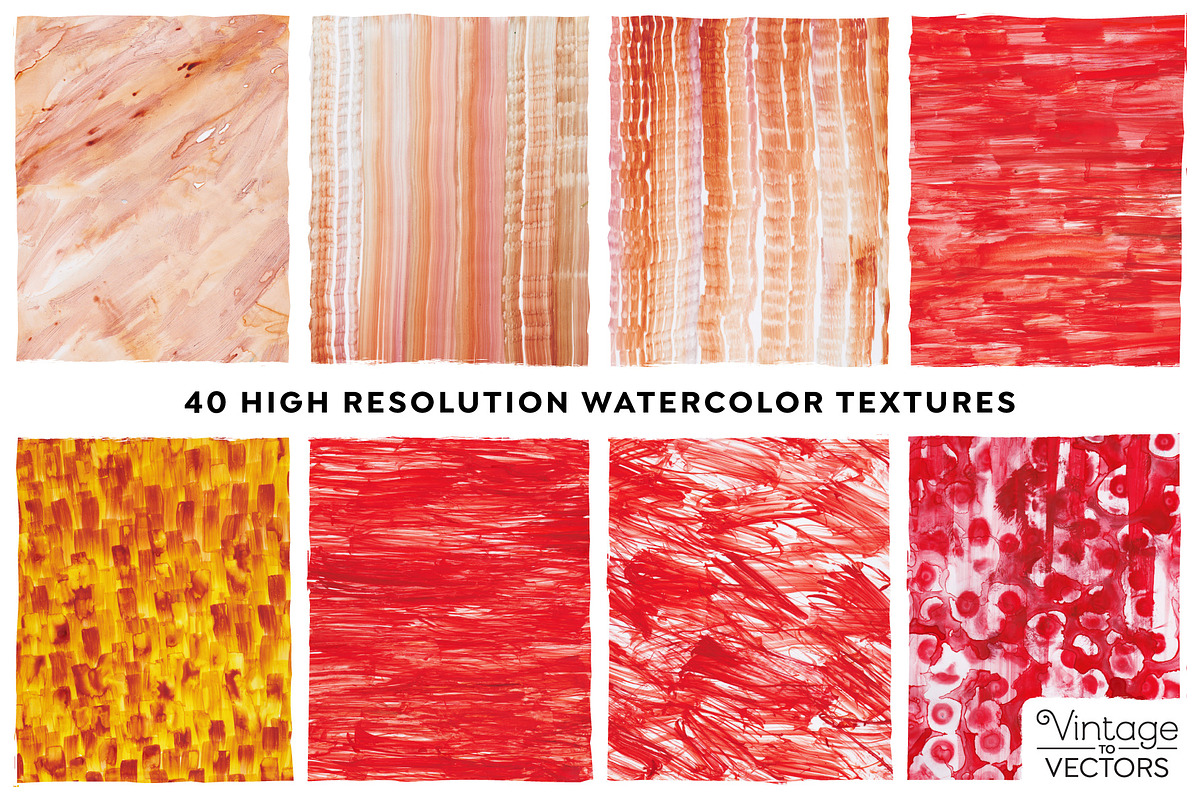 Ember&Fireflies Watercolor Textures, a Texture Graphic by Vintage To Vectors (Photo 5 of 7)