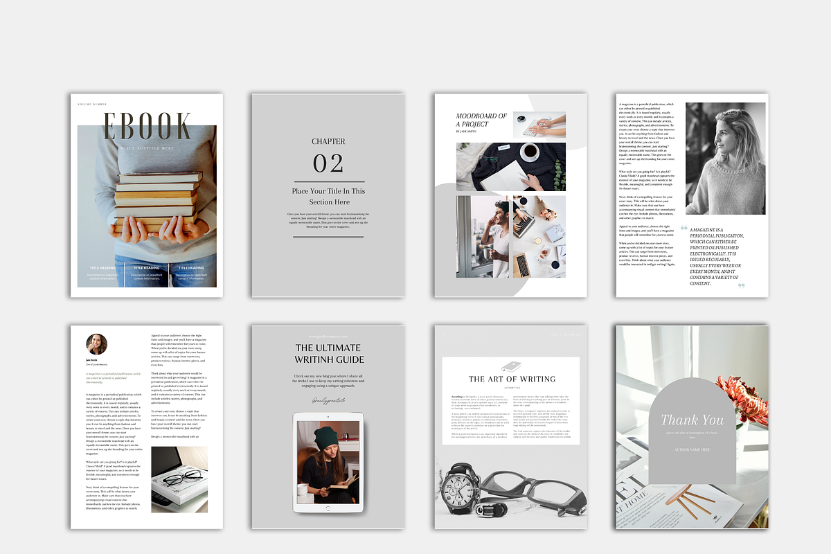 50 Page Canva eBook & Template, a Magazine Template by Templits (Photo 5 of 10)