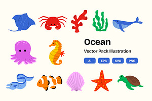 Ocean Illustration Pack