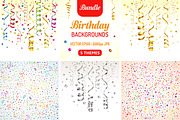 Birthday backgrounds, a Pattern Graphic by TAlex (Thumbnail 1 of 6)