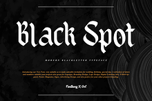 Black Spot - Modern Blackletter