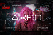 AXEO - Futuristic and Slim Font, a Font by Brainwave (Thumbnail 2 of 18)