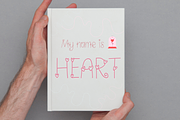 Heart | Romantic Handwritten Font, a Handwritten Font by Waris Studio (Thumbnail 3 of 7)