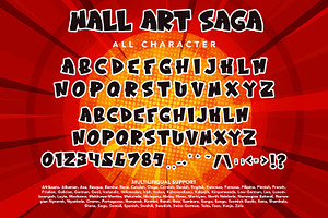 WallArtSaga - Graffiti Display Font