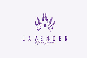 plant lavender flower logo design, a Branding & Logo Template by Maylianaw28