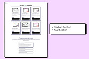 Best Notion Seller Website Template, a Landing Page Template by DaisyStudio (Thumbnail 4 of 7)