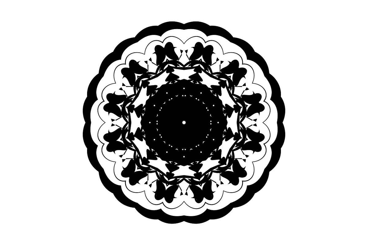 Handcrafted Mandala Design Pack, a Pattern Graphic by NJ Himel (Photo 2 of 30)