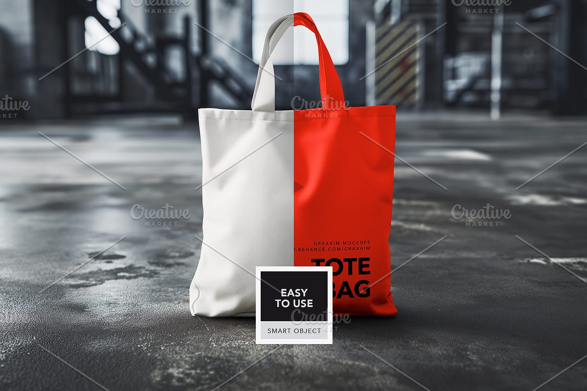 Tote Bag Mockup, a Product Mockup by Graxaim Mock-up (Photo 4 of 4)