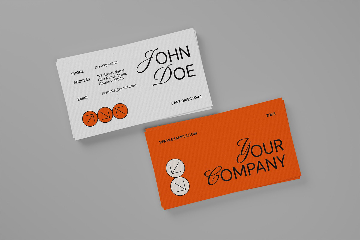 Company Business Card, a Business Card Template by graphicook (Photo 3 of 3)