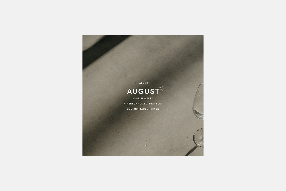 August Logo Kit - Ps Ai Id Eps Canva, a Branding & Logo Template by Aprilea (Photo 5 of 11)
