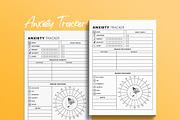 Anxiety Tracker | Mental Health, a Stationery Template by Graphicsnext (Thumbnail 2 of 3)