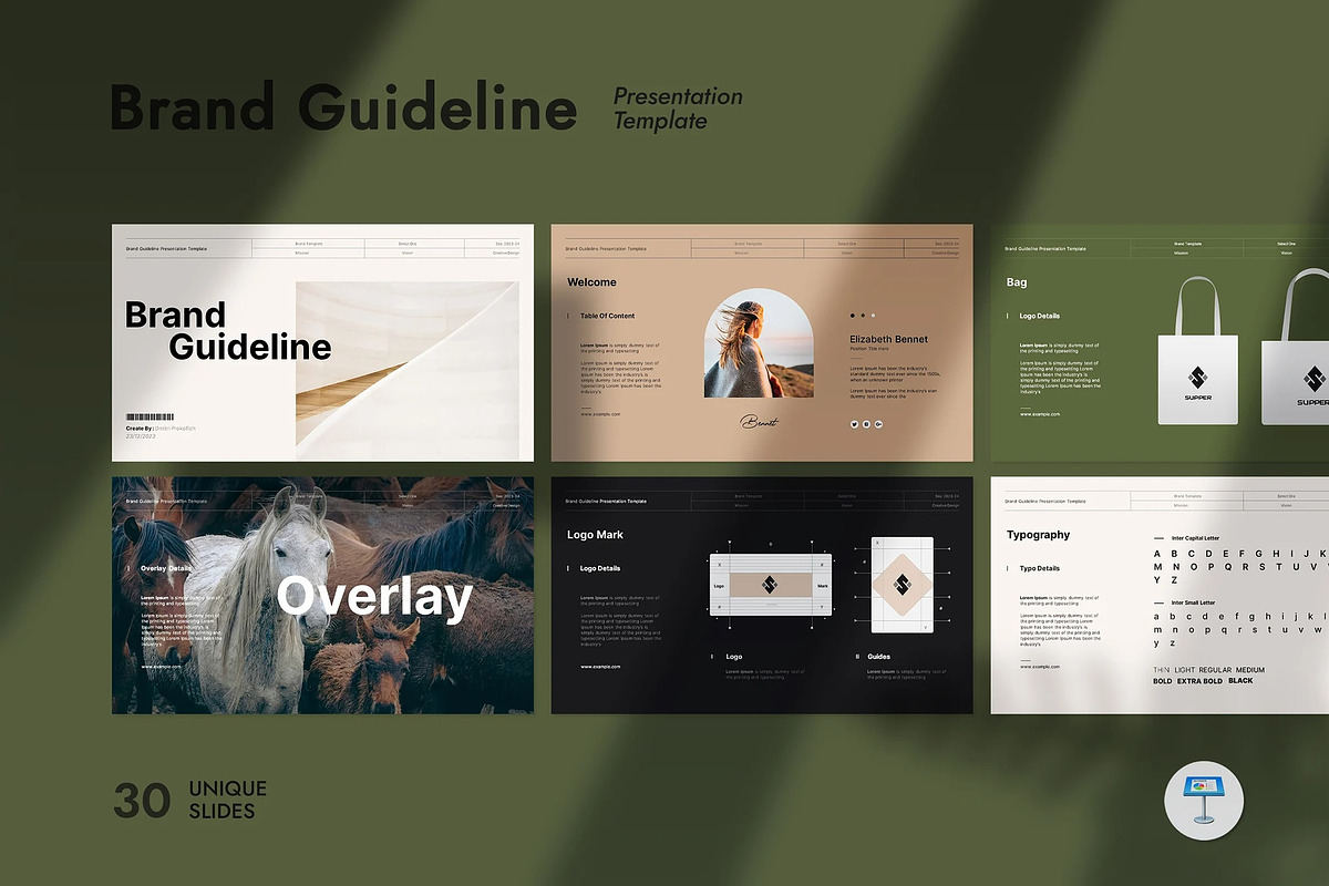 Brand Guideline Keynote Presentation
