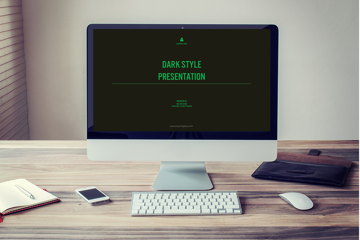 Dark Style Presentation, a Presentation Template by marlyn.studio