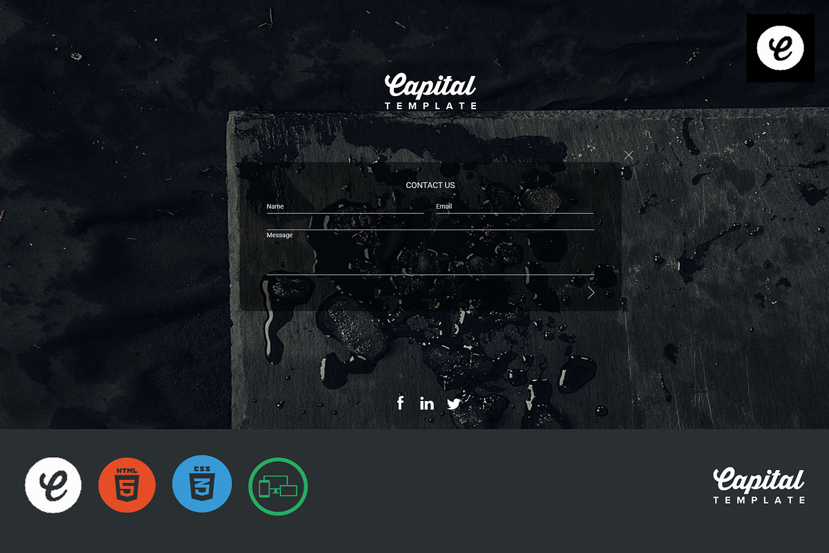 Sable - Coming Soon Template, a Landing Page Template by CapitalTemplate (Photo 3 of 4)