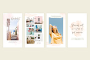 Vintage Watercolor Instagram Story, a Social Media Template by Spinsugar Graphics (Thumbnail 3 of 8)