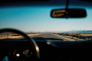 Summer drive on the highway, a Photo by Beautiful things
